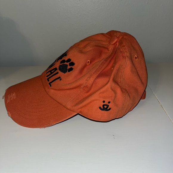 Burnt Orange Distressed Save Them All Hat Best Friends Animal Society Womens - Picture 4 of 4